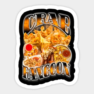 Bootleg Rap Aesthetic Goons Crab Rangoons 1990S Sticker